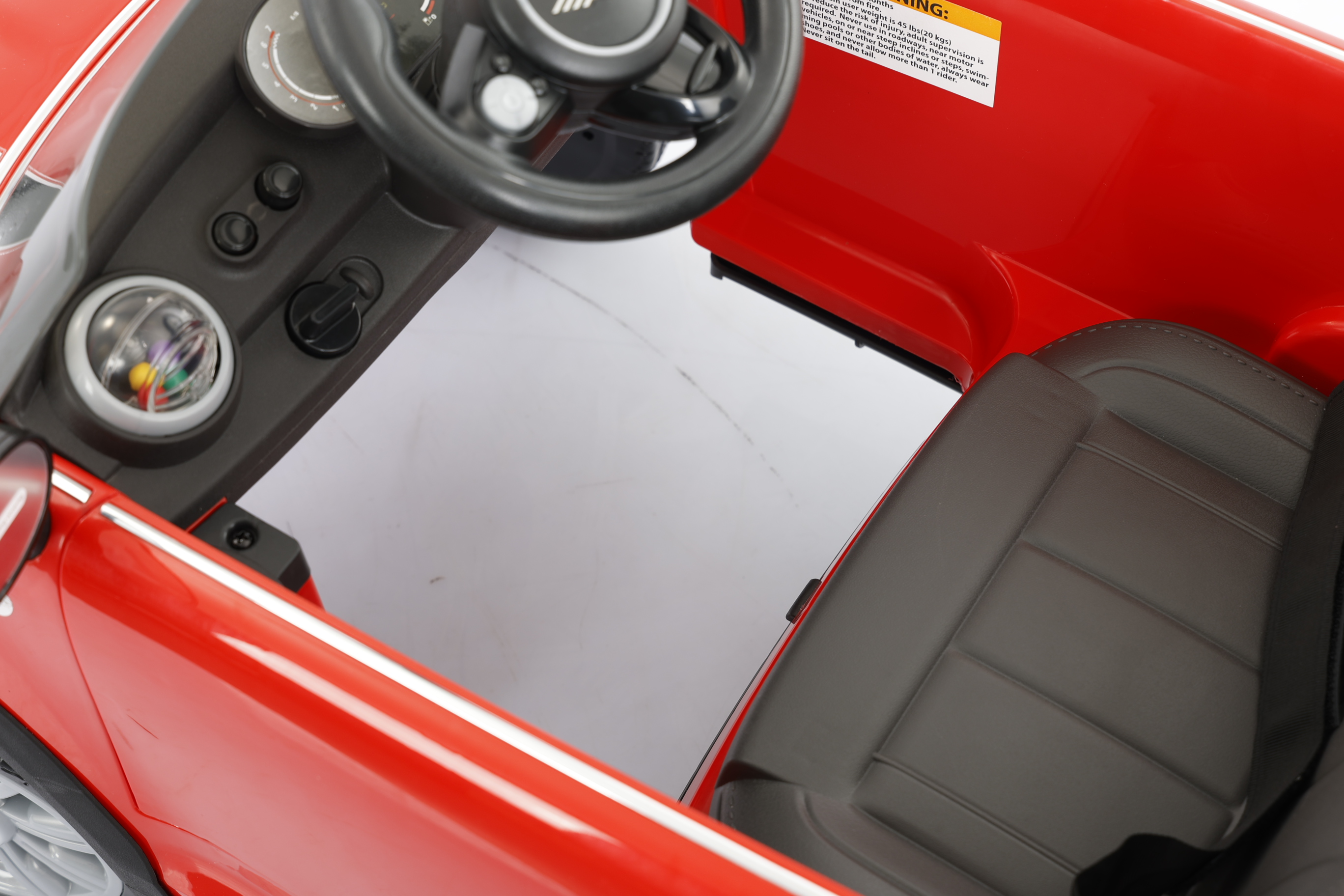 รถเด็ก รถเข็นเด็ก ผลักเดิน ขาไถ มินิคูเปอร์ Mini Cooper Foot To Floor Ride-On - Red