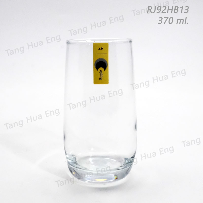 ( 6ใบ ) แก้วไฮบอล Ripple Hi-Ball Glass 370 ml. #RJ92HB13