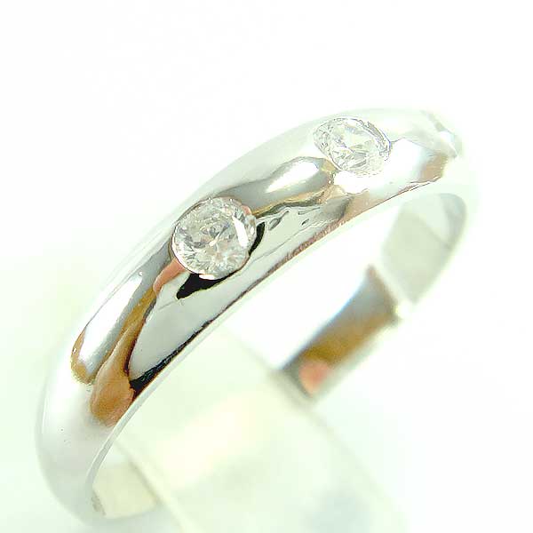 แหวนเงินแท้ราคาถูกชุบทองคำขาว เพชรCZแท้ 0.12 กะรัต งานประณีตสวยงาม สั่งผลิตค่ะ