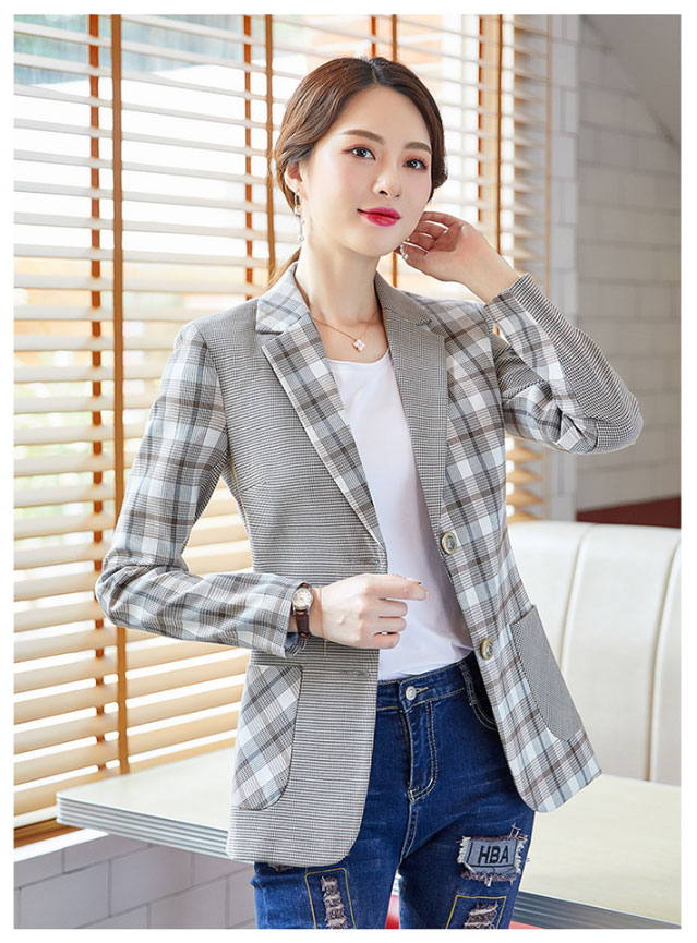 สินค้าพรีออเดอร์ สูทผู้หญิงแต่งลายแบบสวยสไตล์เกาหลี รหัส PO-SUIT-003