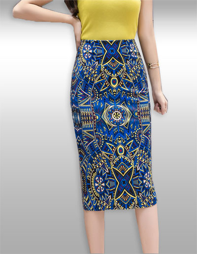 กระโปรงแฟชั่นลายสวยเก๋ มี 3ไซส รหัส2140