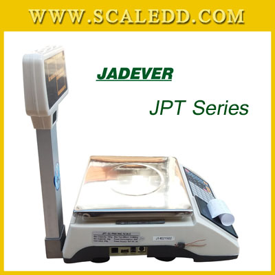 เครื่องชั่งดิจิตอล30กิโลกรัมมีปริ้น ยี่ห้อ JADEVER รุ่น JPT Series ความละเอียด0.005kg (ผ่านตรวจรับรองจากสำนักงานกลางชั่งตวงวัด)