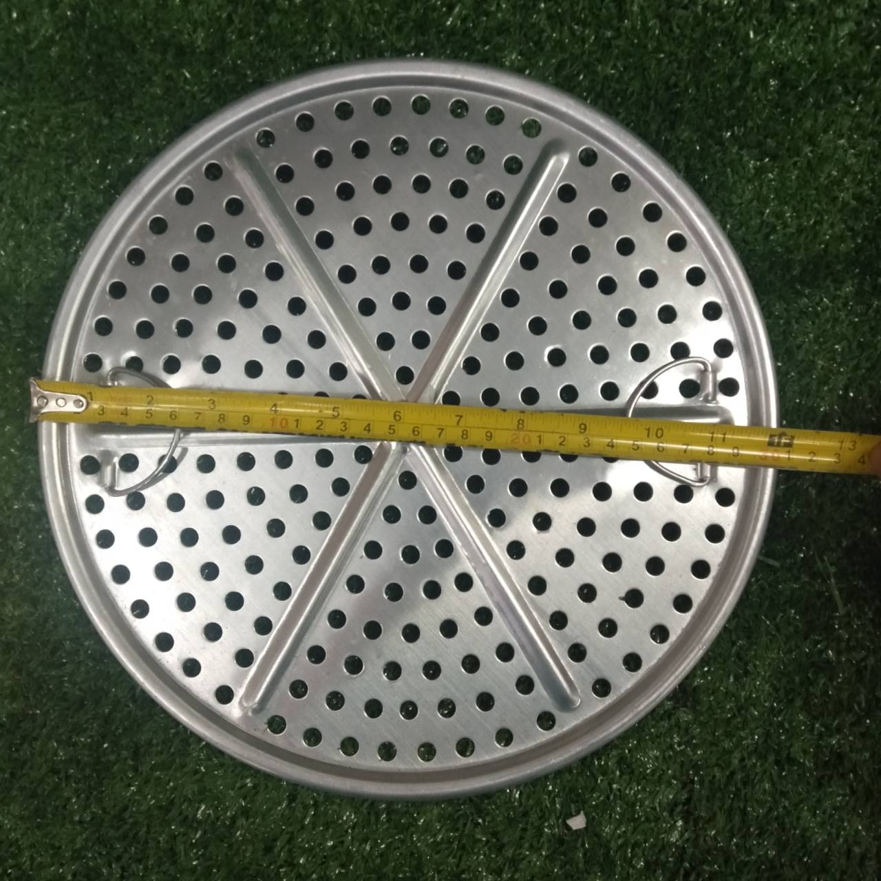 ตะแกรงรองนึ่งอลูมิเนียม กลม ขนาด 30 ซม. รหัสสินค้า 008-30,แผ่นรองชั้นซึ้ง