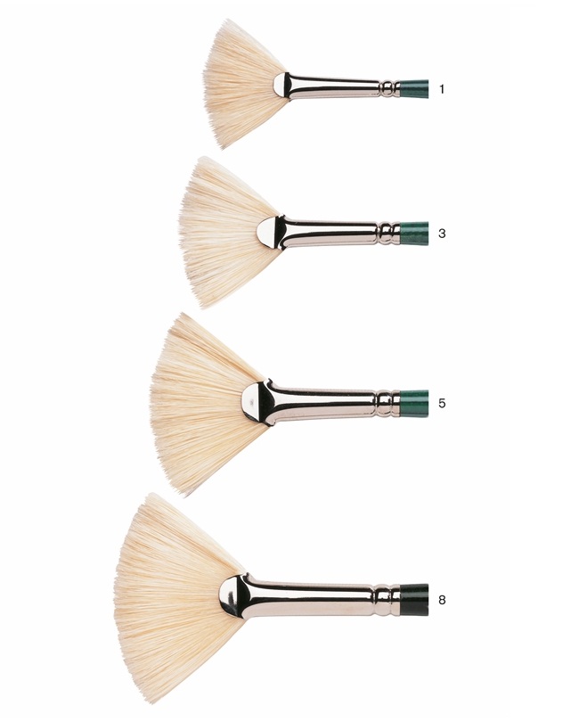 พู่กันสีน้ำมันขนหมู Winsor & Newton Winton พัด(Fan)