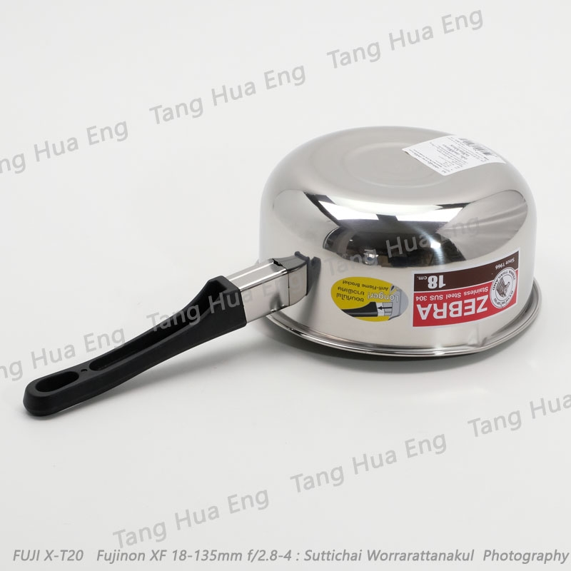 หม้อด้ามญี่ปุ่น 18 ซม. + ทัพพีเล็กโฟกัส ตราหัวม้าลาย