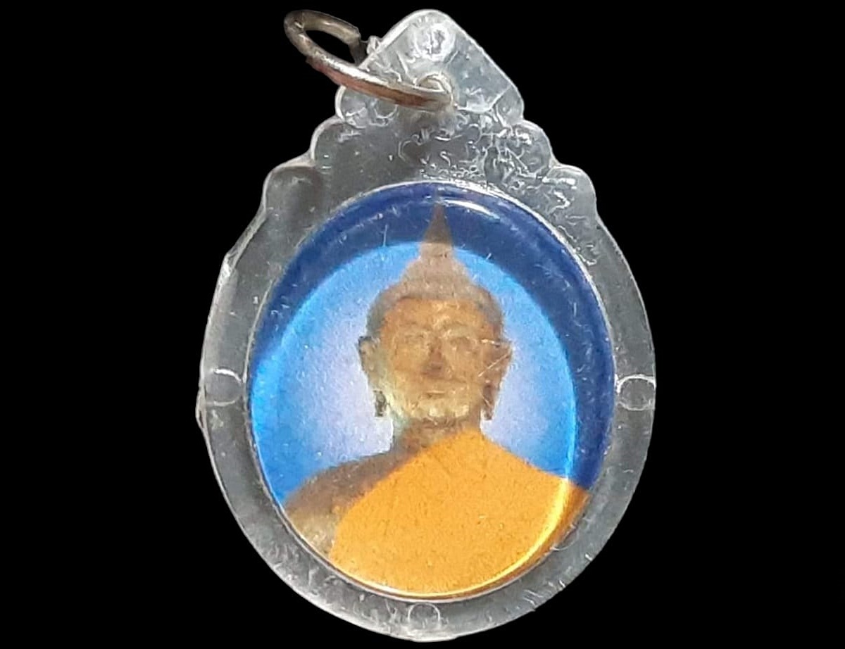 รูป พระพุทธเจ้า เลี่ยมพลาสติกเดิม