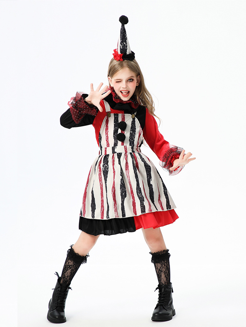 Friendly4kid พร้อมส่ง ชุดฮาโลวีนคอสเพลย์โจ๊กเกอร์