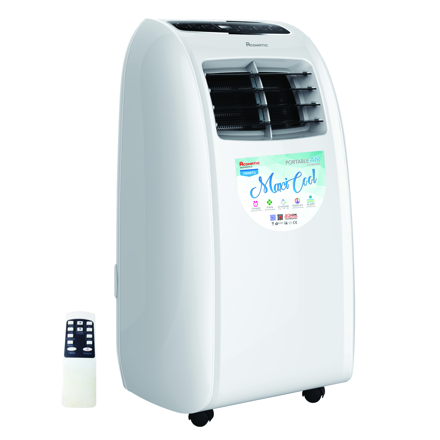 ACONATIC แอร์เคลื่อนที่ขนาด 7,000 บีทียู รุ่น AN-PAC07LA