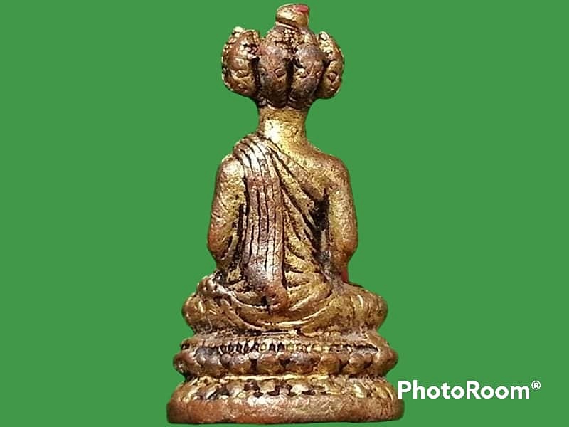 พระมหาเศรษฐีนวโกฎิ เนื้อตะกั่วเคลือบทองเหลือง