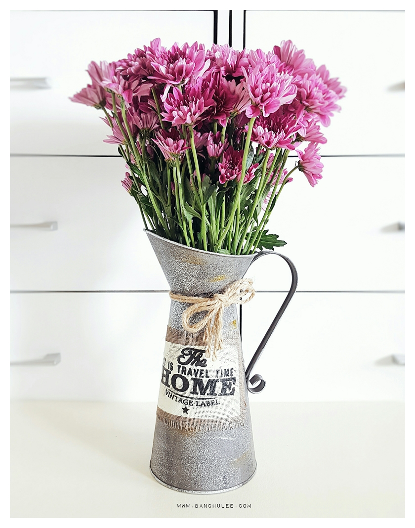 Rustic Metal Vase