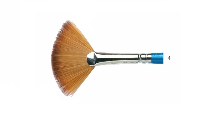 พู่กันสีน้ำ Winsor Cotman Series 888 พัด ด้ามยาว