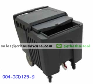 รถใส่น้ำแข็งฝาเปิดสไลด์ รหัสสินค้า 004-ICD125-G