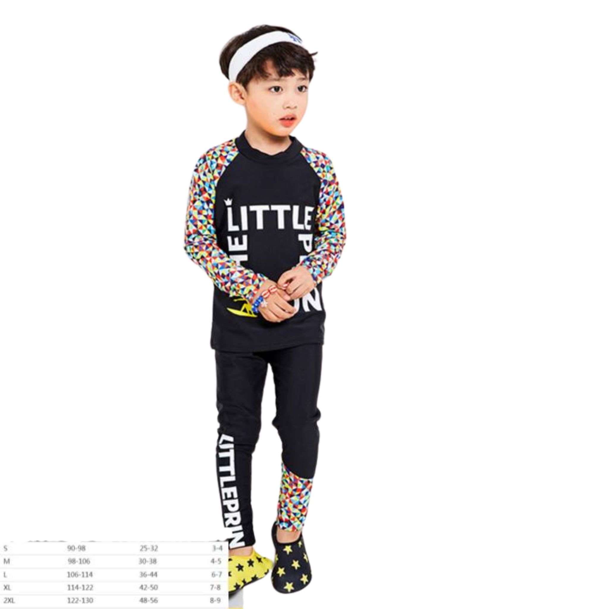 **พร้อมส่ง ชุดว่ายน้ำ เด็กชาย ชุดบอดี้สูท แขนยาวรัดส้น