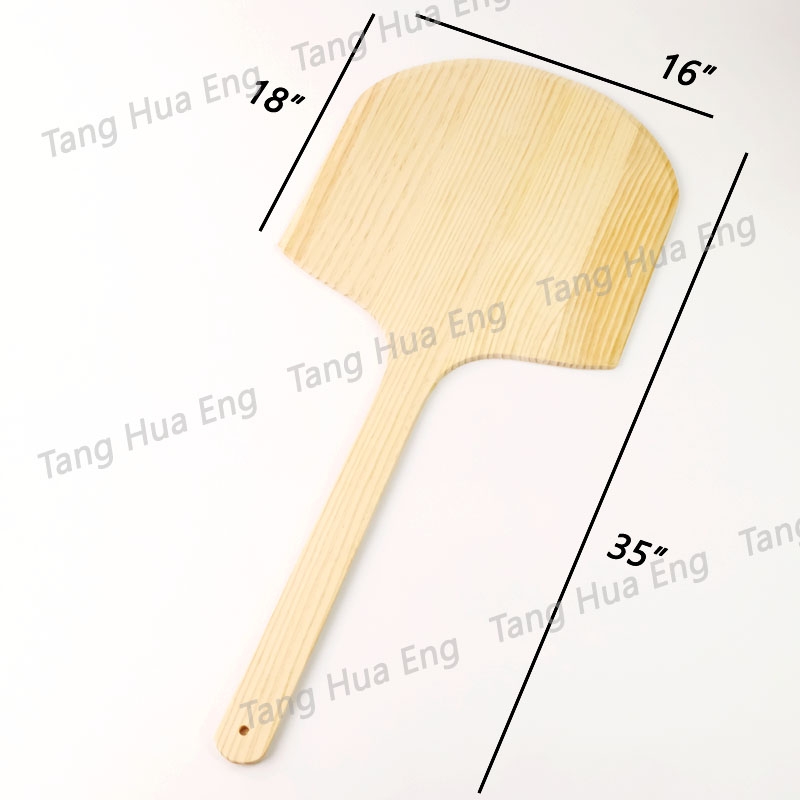 ไม้พายตักถาดพิซซ่า ( ไม้ ) ขนาด 16x18 นิ้ว ยาว 36 นิ้ว WP-1636