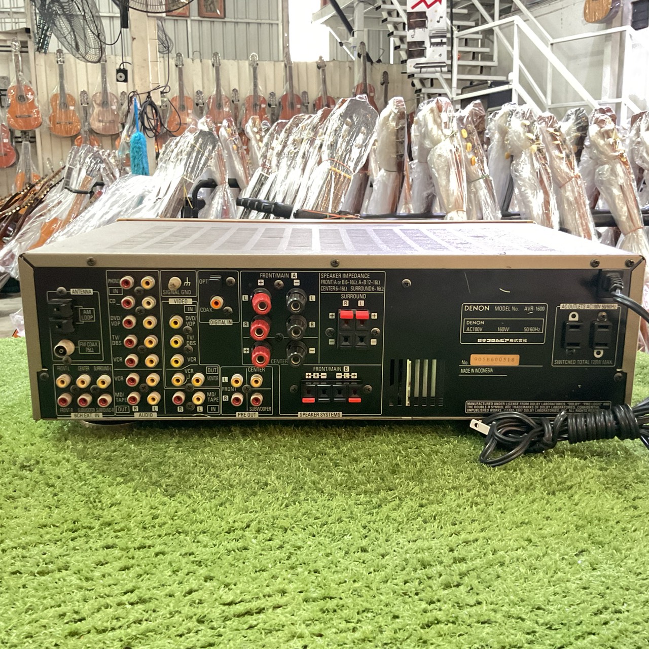 เครื่องขยายเสียง DENON : AVR-1600 สินค้าไม่พร้อมใช้งาน (ต้องซ่อม)