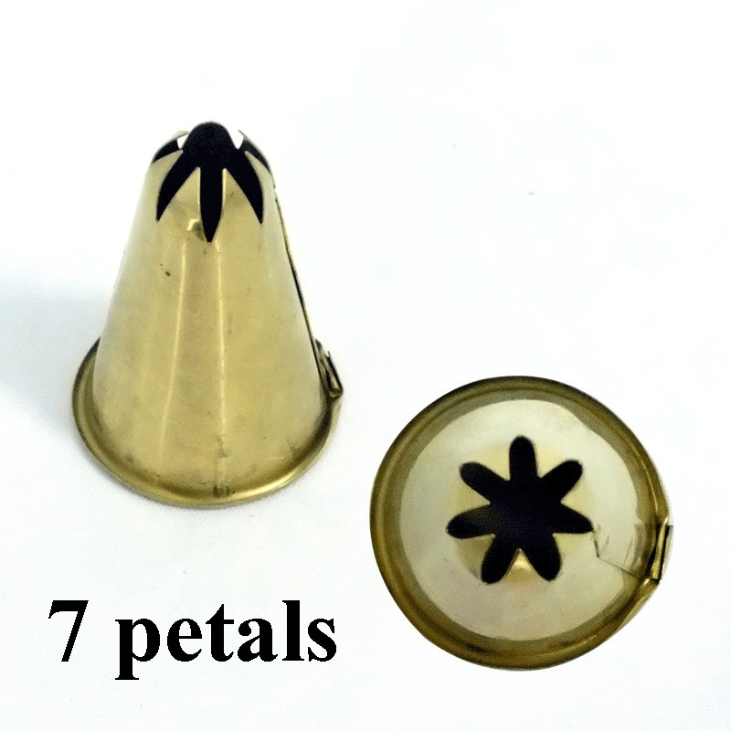 หัวบีบคุ้กกี้ทองเหลือง เล็ก ( หัวบีบเค้ก )