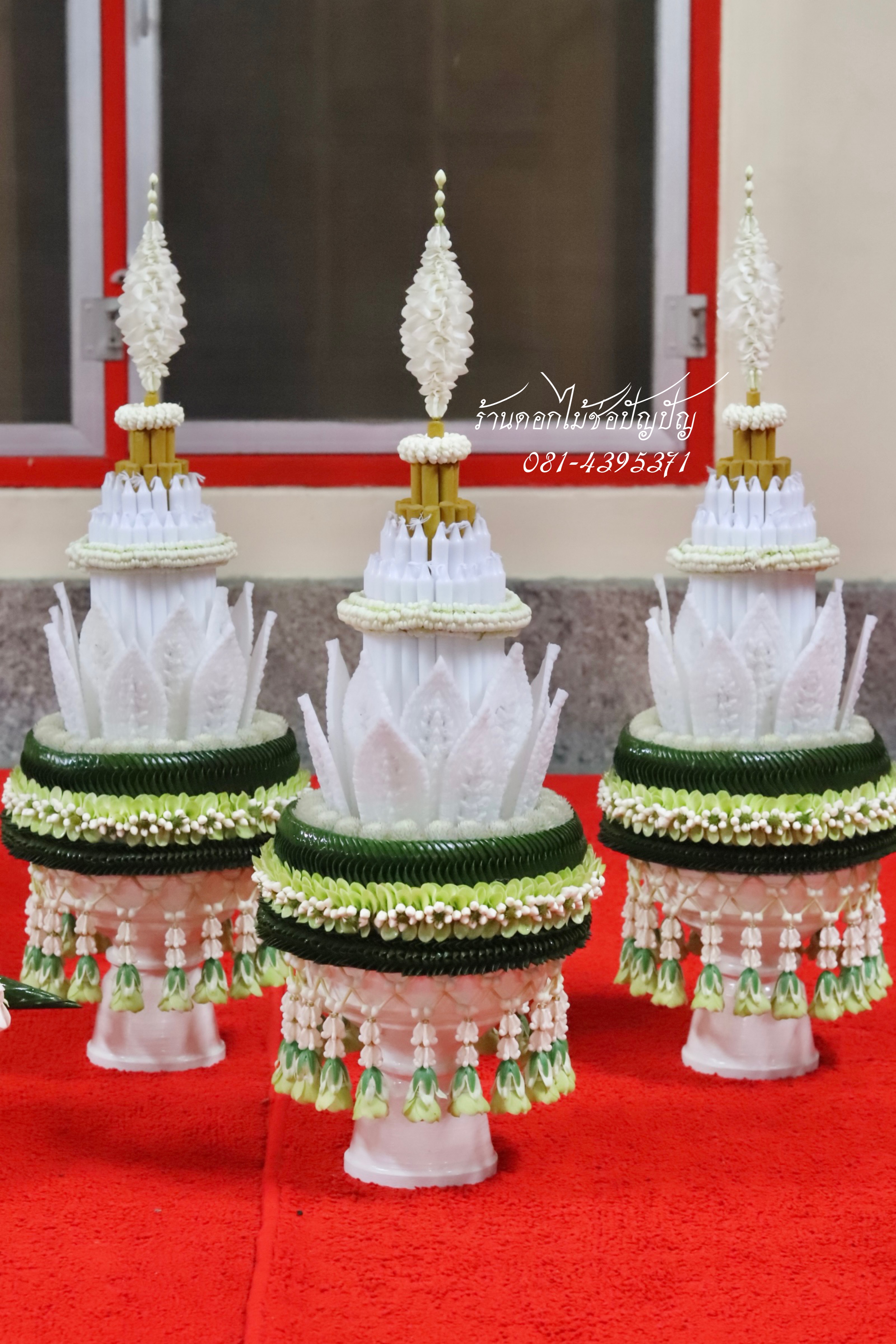 เครื่องบวชดอกไม้สด ชุด D12