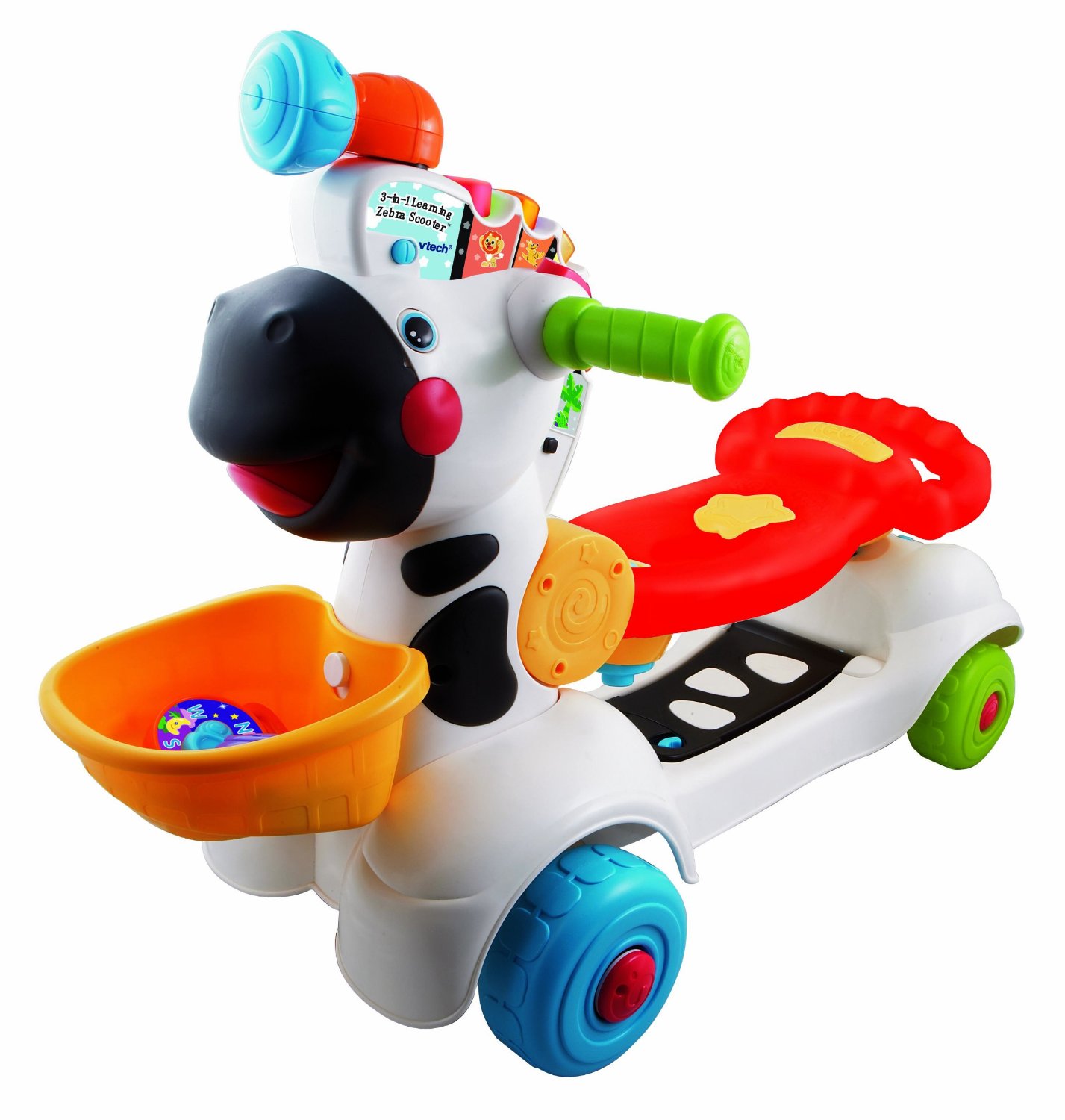รถขาไถ/ สกู้ตเตอร์/ ผลักเดิน 3 in 1 VTech Learning Zebra Scooter