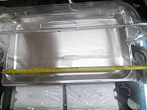 ถาดสแตนเลสและถาดเก็บ cooling pack พร้อมฝาครอบสไลด์ 005-BF88189L+CIB