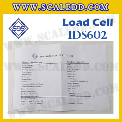 โหลดเซลล์ (Load cell) Aluminium construction IDS602(ขนาดกลาง) สำหรับรองรับน้ำหนักเครื่องชั่งพิกัด 250kg, 500kg, 750kg, 1000kg