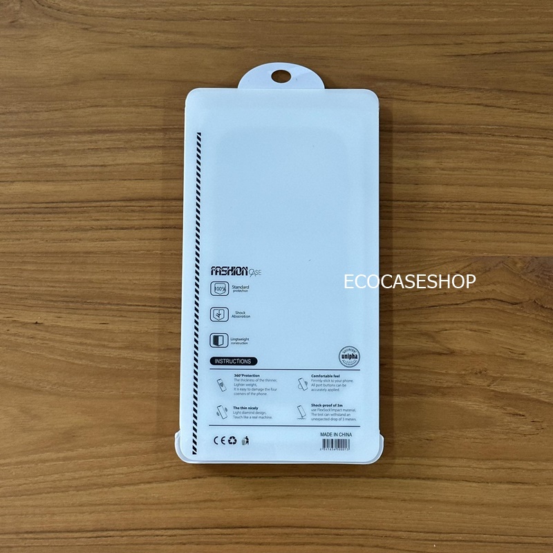 กล่องใส่เคสแบบใสหลังขาว รุ่นประหยัดพื้นที่