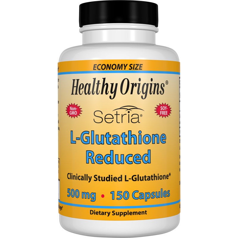 (Pre-order)"Economy size"Healthy Origins L-Glutathione Reduced 500mg 150 caps ช่วยต้านอนุมูลอิสระ ขจัดสารพิษออกจากตับและยับยั้งการสร้างเมลานินทำให้ผิวขาวใส