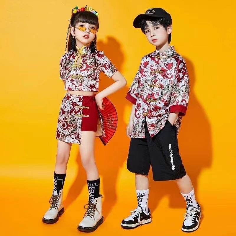 ชุดจีน เซ็ทเสื้อกี้เพ้า+กระโปรง กางเกง ลายใหม่ 2025