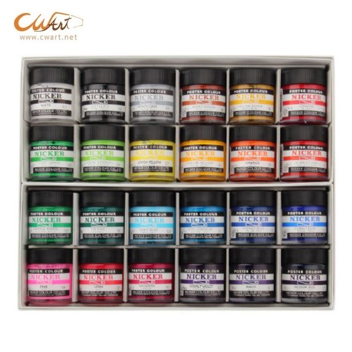 Nicker Poster Color 40ml Set of 24