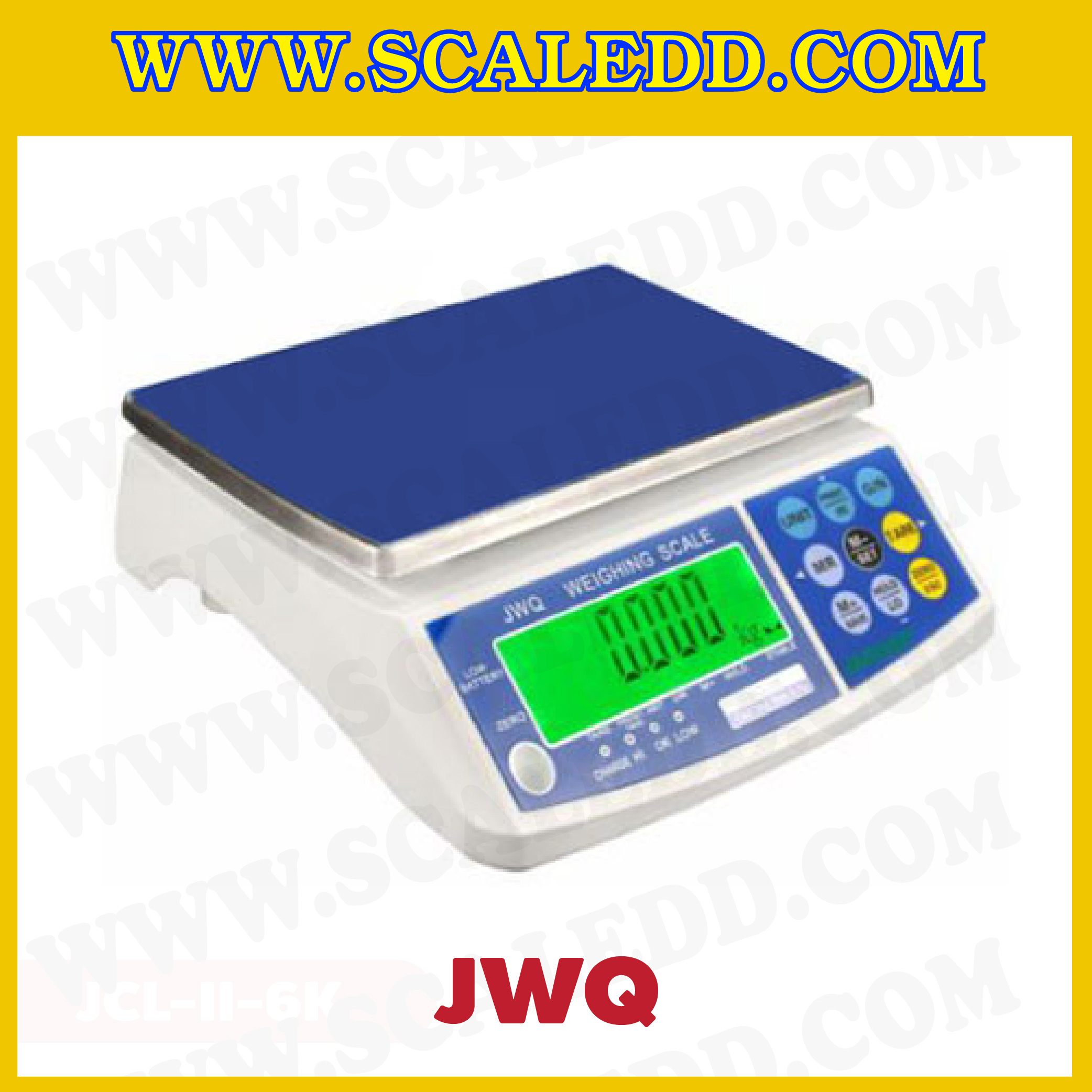 เครื่องชั่งดิจิตอล เครื่องชั่งตั้งโต๊ะ รุ่น JWQ ยี่ห้อ JADEVER พิกัด 3Kg-30Kg (มีใบตรวจรับรองจากสำนักชั่งตวงวัด)