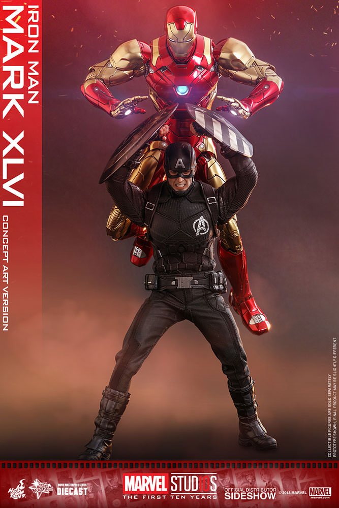HOTTOYS - Iron Man Mark 46 (Concept Art Version) (Diecast)