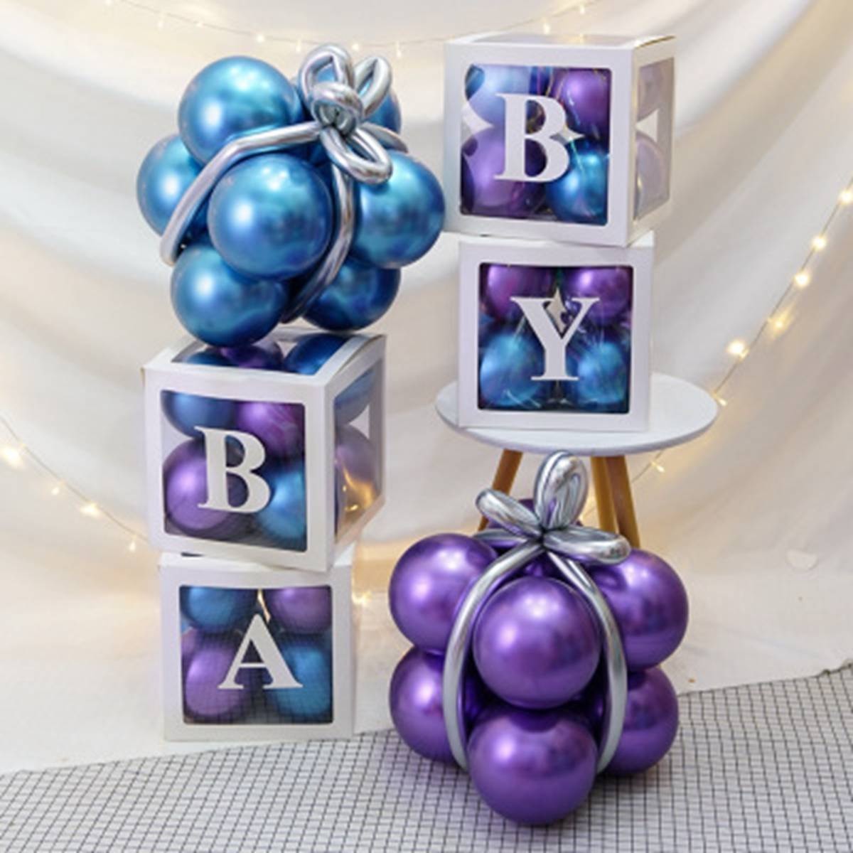 ลูกโป่งทรงกลม สีเทมาลิค