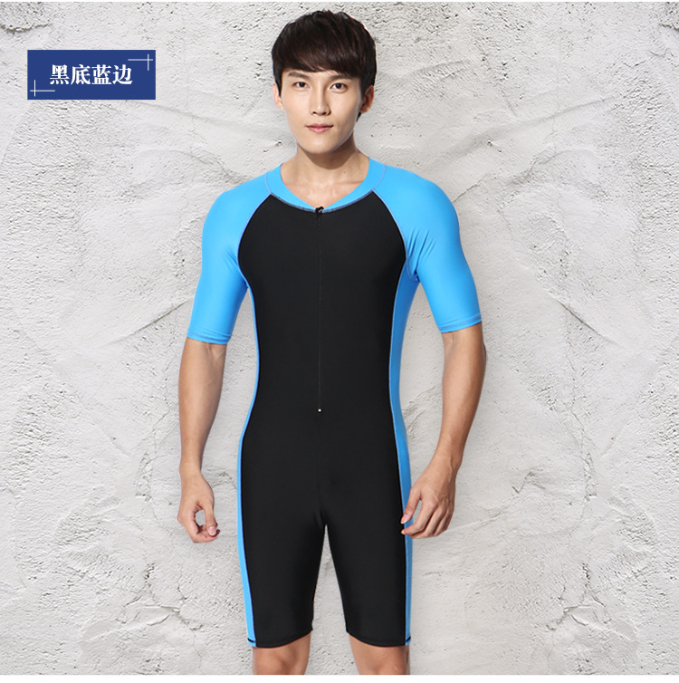 ชุดว่ายน้ำ ดำน้ำผู้ชาย 4xl รอบอก 40-44 เอว 36-40 สะโพก 42-50 นิ้ว ยาว 38 นิ้วค่ะ เนื้อผ้าดียืดเยอะค่ะ ราคา 590 ค่ะ