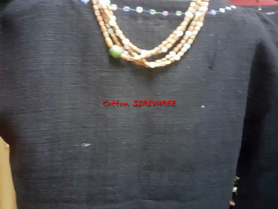 SIRIVAREE,SIVA Thai Cotton 100%, Polo shirt and hand embroidery By Cotton SIRIVAREE Top Thai Brand White, black ,blue ,the sugar L,XL