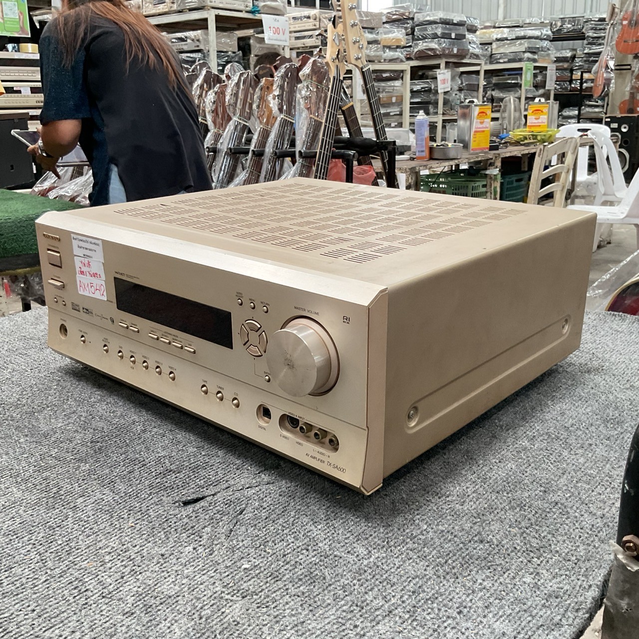 ONKYO - CROSSxxxCROSS ONKYO TX-SA600 Junk Onkyo Home theater Main unit only AV AMPLIFIER TX-SA600