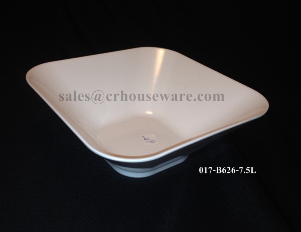 ชามก๋วยเตี๋ยวทรงสี่เหลี่ยมจัตุรัส 7.5" 017-B626-7.5Lถ้วยก๊วยเตี๋ยว ,ชามทรงใบบีว, ชามก๊วยเตี๋ยว,ชามเมลามีน,ถ้วยเมลามีน, ชามสี่เหลี่ยม