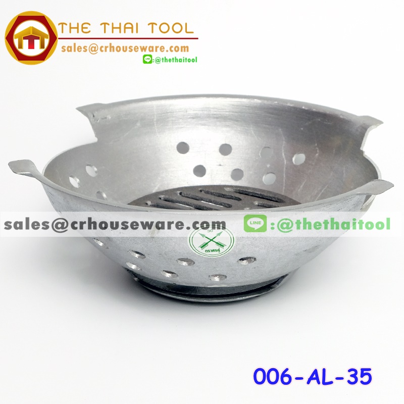 เตาถ่านสำหรับย่างหมูกระทะอะลูมิเนียม 35 cm.Charcoal grill for grilled pork, aluminum skillet. Code:006-AL-35B,เตาถ่านหมูกระทะไซส์ครอบครัว