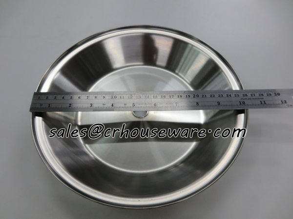 ฝาครอบอาหารสเตนเลส 10 นิ้ว 005-529,ฝาครอบอาหารสเตนเลสทรงเตี้ย,plate_Cover_short