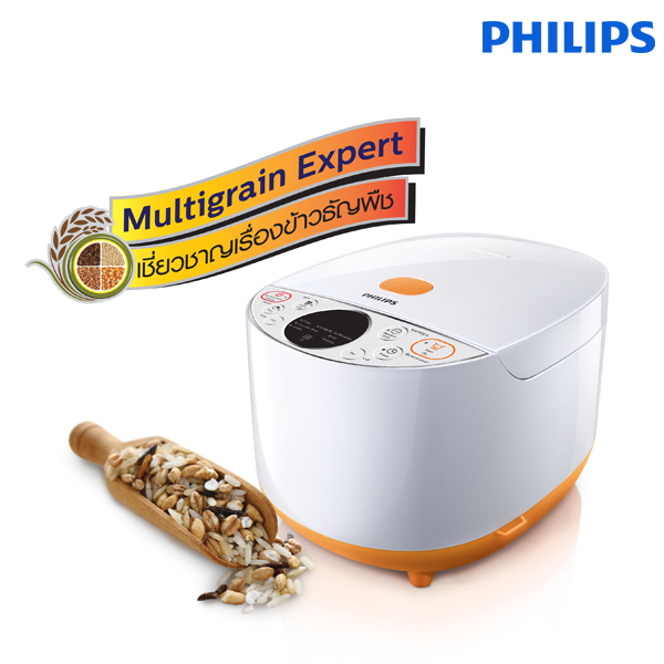 PHILIPS หม้อหุงข้าวดิจิตอล 1 ลิตร รุ่น HD4513