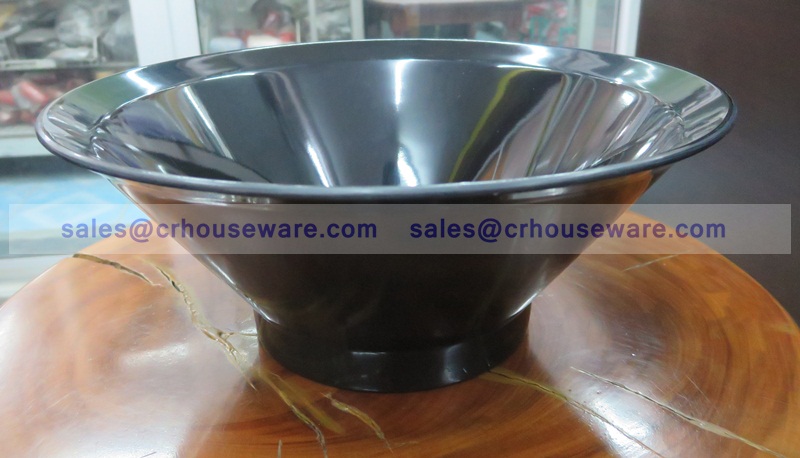 ชามปากบาน 8.5 นิ้ว 017-B025-8.5 setดำ