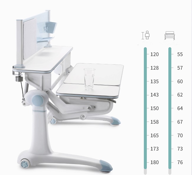 โต๊ะหนังสือเด็ก พร้อมชุดเก้าอี้ (Good for health) รหัส SMT3 Pastel color