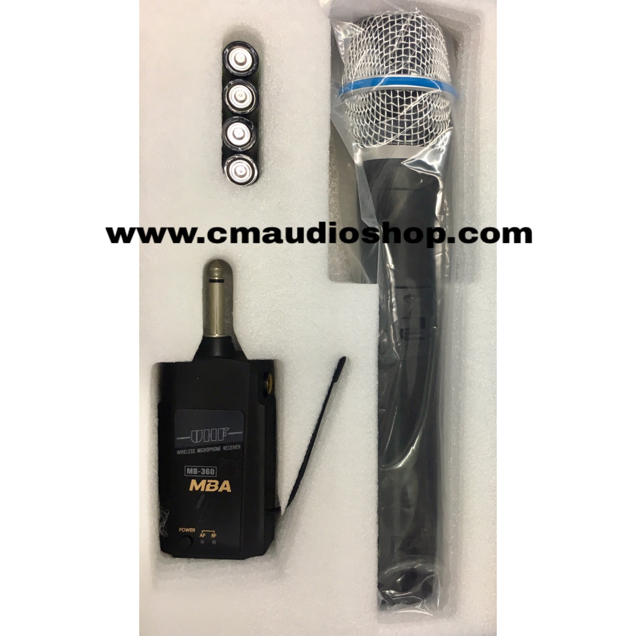 ไมค์ลอยเดี่ยวแบบถือ MBA MB-360 (UHF)