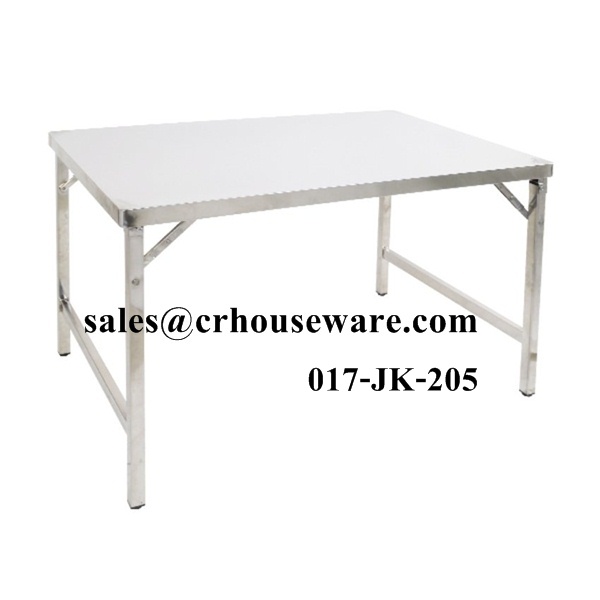 โต๊ะปฎิบัติการสเตนเลสกองทุนหมู่บ้าน โรงอาหาร 017-JK205 ขนาด 70*150 cm