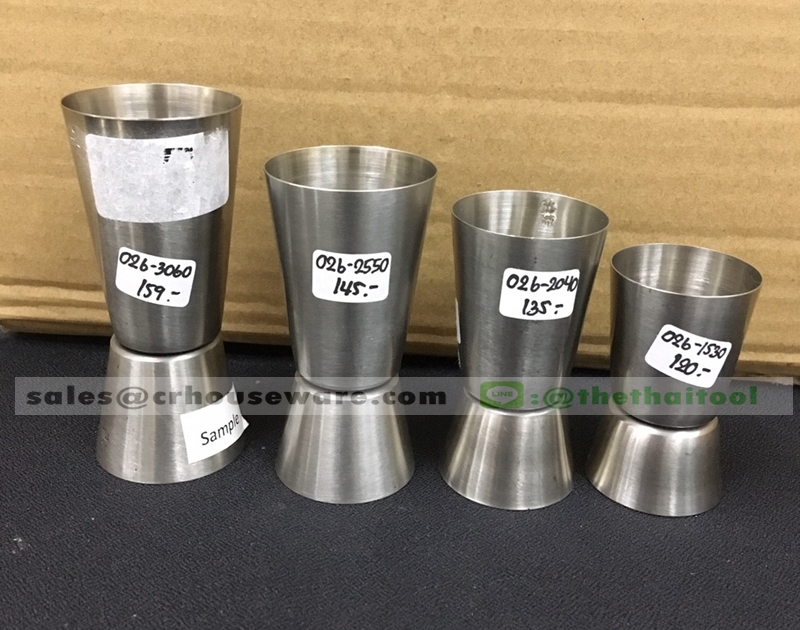 ๋Jiggers จิกเกอร์ 30,60 ml. 013-026-3060