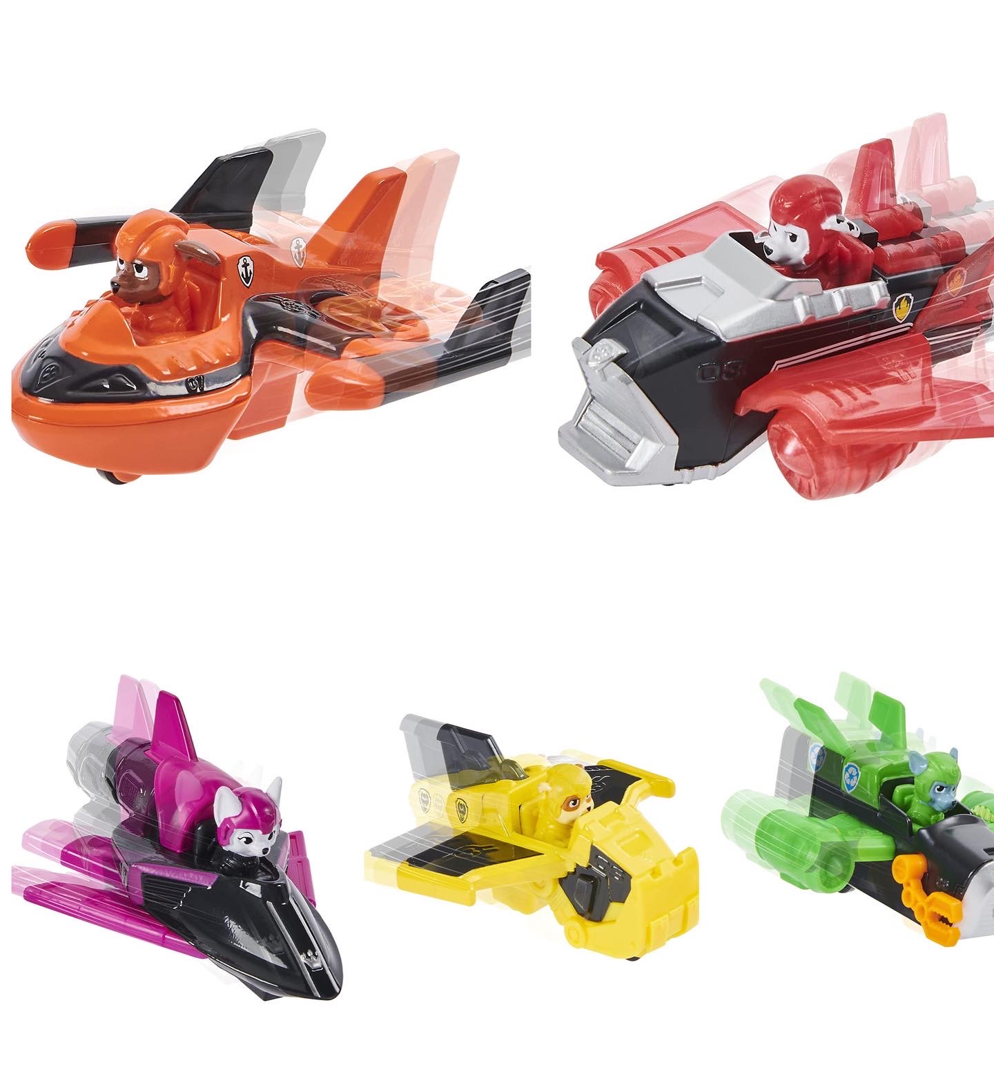 เครื่องบินเหล็ก Paw Patrol, True Metal Jet to The Rescue Gift Pack with 7 Die-Cast Vehicles, 1:55 Scale