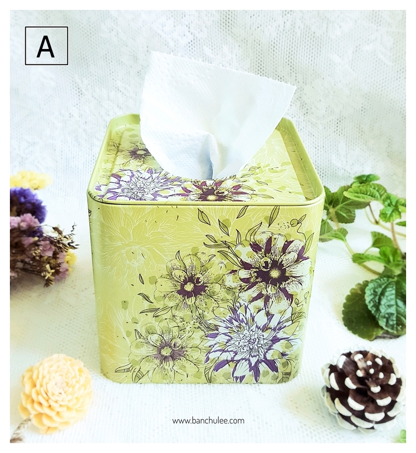 Tin Tissue Box For Roll Tissue กล่องทิชชู่ม้วน งานสังกะสี