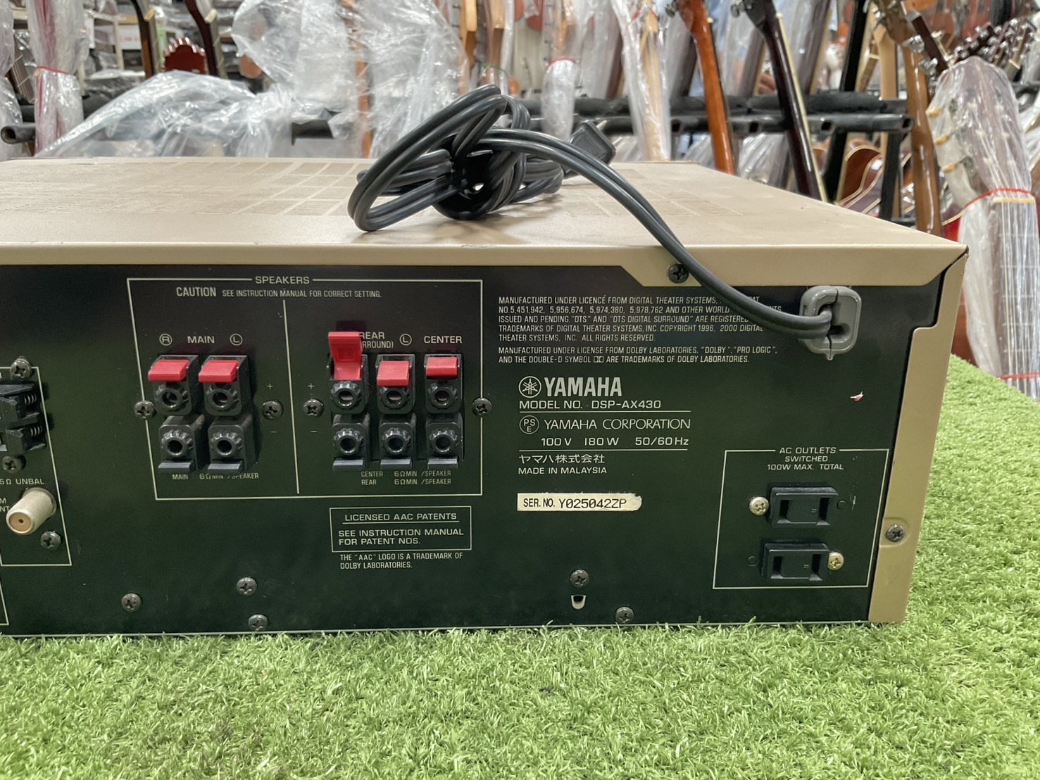 เครื่องขยายเสียง YAMAHA : DSP-AX430 สินค้าไม่พร้อมใช้งาน(ต้องซ่อม)