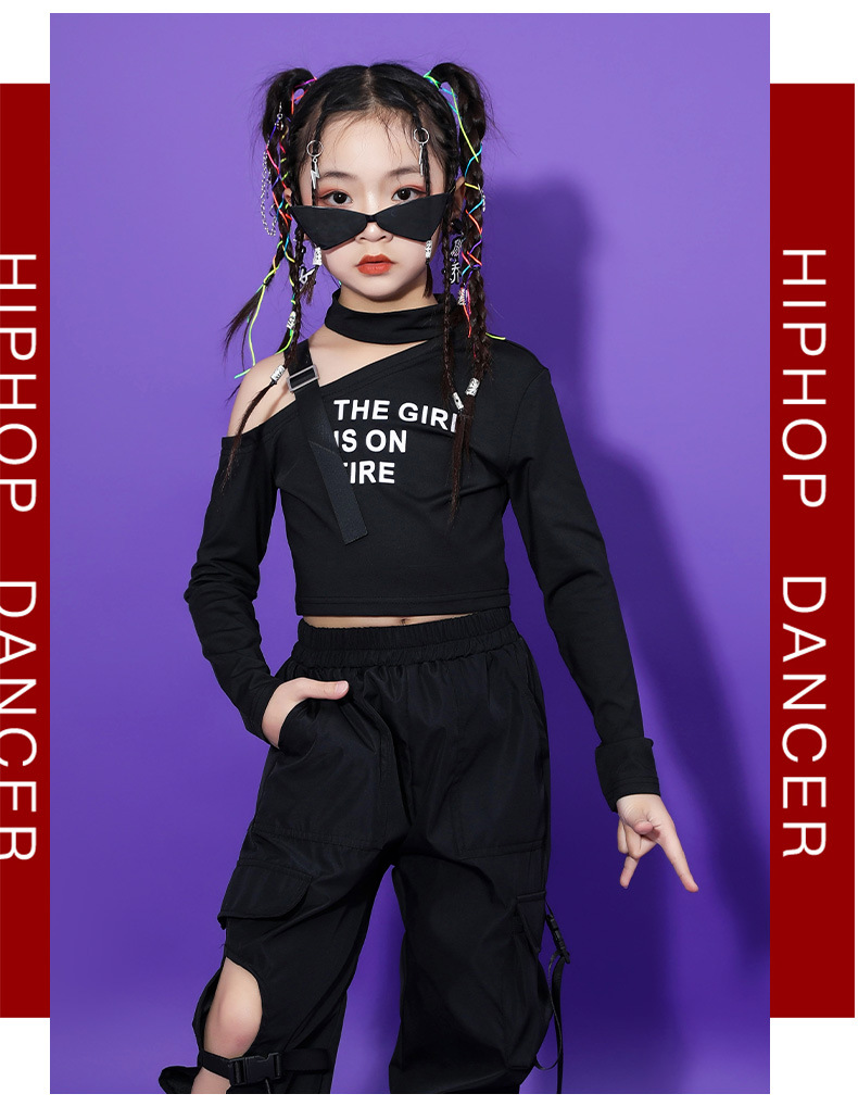 **พร้อมส่ง**ชุดเต้น ชุดแดนซ์ เสื้อแขนยาวคอไขว้+ กางเกงขายาว