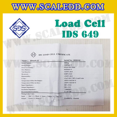โหลดเซลล์ (Load cell) Aluminium construction IDS649 สำหรับรองรับน้ำหนักเครื่องชั่ง พิกัด 500KG,1T,2T,3T(พร้อมขา)