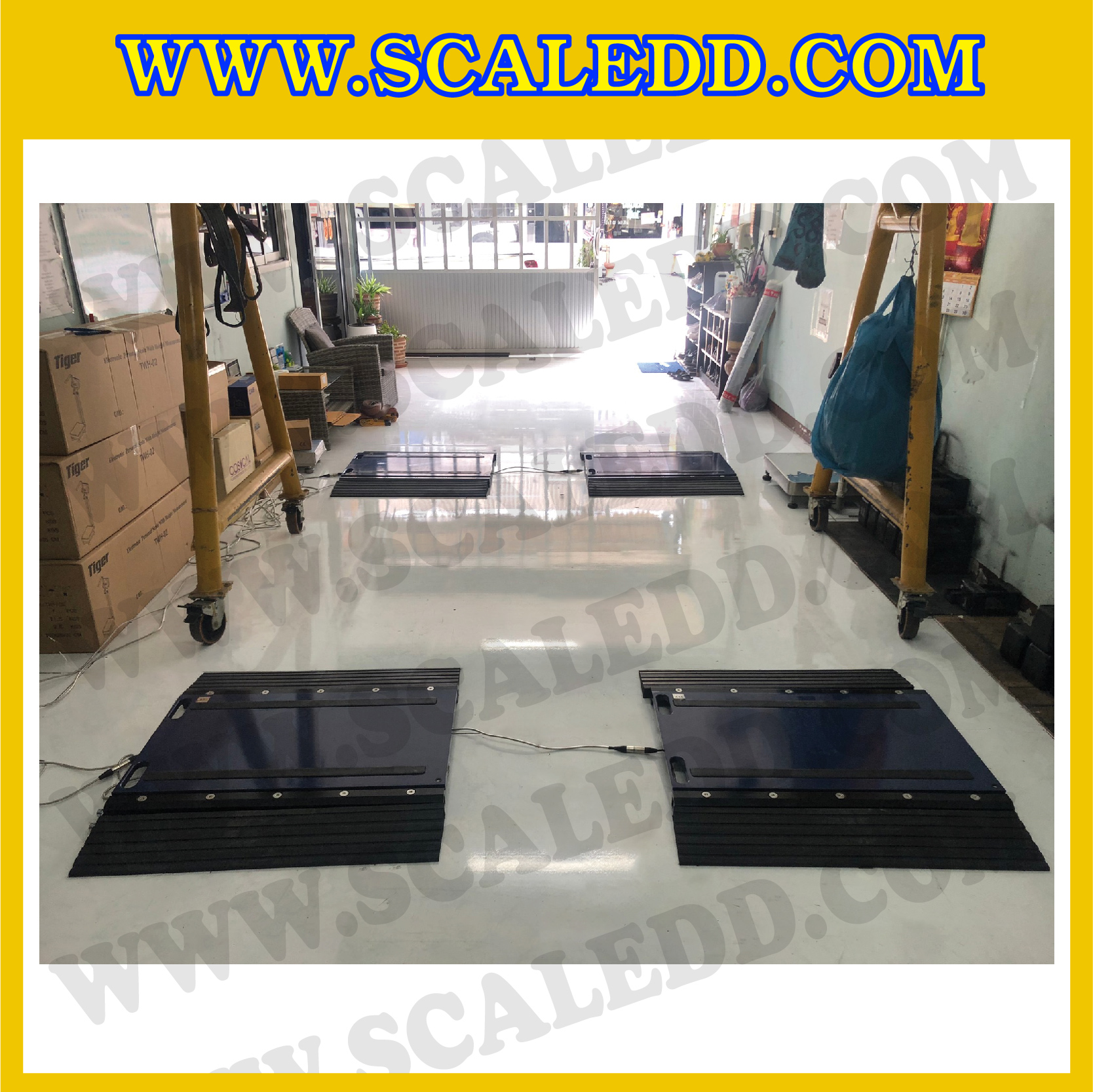 แท่นชั่งเพลารถบรรทุก เครื่องชั่งรถบรรทุก เครื่องชั่งเพลารถบรรทุก60ตัน แบบเคลื่อนย้ายได้ พิกัด60 ตัน ความละเอียด 10Kg ยี่ห้อ SDS รุ่น IDS892