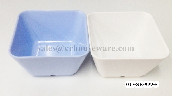 ชามข้าว/ถ้วยซุป ทรงสี่เหลี่ยม 5" 017-SB-999-5